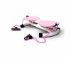 Фитнес платформа DFC "Twister Bow" с эспандерами розовый - магазин СпортДоставка. Спортивные товары интернет магазин в Коврове 