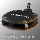 Виброплатформа Clear Fit CF-PLATE Compact 201 WENGE - магазин СпортДоставка. Спортивные товары интернет магазин в Коврове 