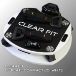Виброплатформа Clear Fit CF-PLATE Compact 201 WHITE  - магазин СпортДоставка. Спортивные товары интернет магазин в Коврове 