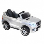 Детский электромобиль Mercedes-Benz ML350 серебристый глянец - магазин СпортДоставка. Спортивные товары интернет магазин в Коврове 