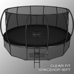 Каркасный батут Clear Fit SpaceHop 16Ft - магазин СпортДоставка. Спортивные товары интернет магазин в Коврове 