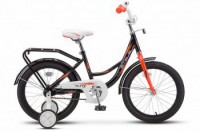 Детский велосипед Stels Flyte 18" Z011 Чёрный красный 2022 - магазин СпортДоставка. Спортивные товары интернет магазин в Коврове 