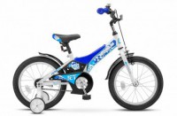 Детский велосипед Stels Jet 16" Z010 синий белый 2022 - магазин СпортДоставка. Спортивные товары интернет магазин в Коврове 