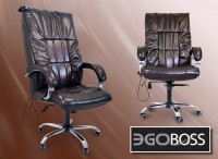 Офисное массажное кресло EGO BOSS EG1001 Шоколад в комплектации LUX - магазин СпортДоставка. Спортивные товары интернет магазин в Коврове 