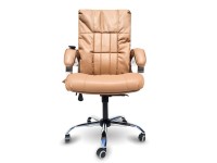 Офисное массажное кресло EGO BOSS EG1001 Орех в комплектации LUX - магазин СпортДоставка. Спортивные товары интернет магазин в Коврове 