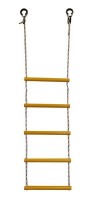 Детская веревочная лестница для ДСК  5 перекладин желтая ЛВ5-2В - магазин СпортДоставка. Спортивные товары интернет магазин в Коврове 