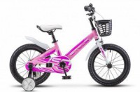 Детский велосипед Stels Pilot-150 16" V010 розовый 2022 - магазин СпортДоставка. Спортивные товары интернет магазин в Коврове 